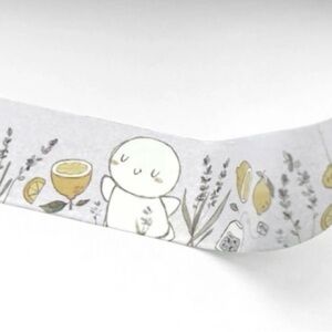TheCoffeeMonsterzCo Lavender and Lemons Washi Tape - 20mm